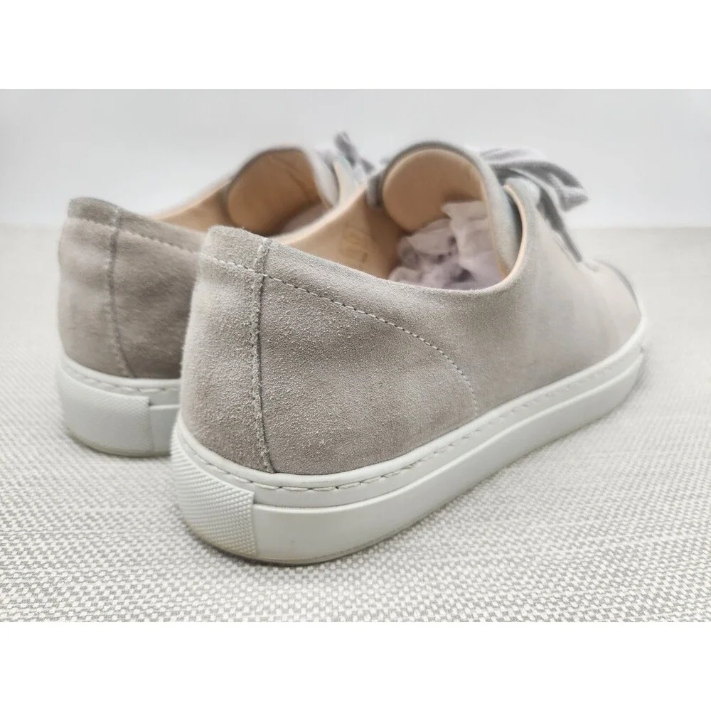 Alex Arigado Cap Toe Sneaker Size 9 Gray Leather Suede Lace Up Casual